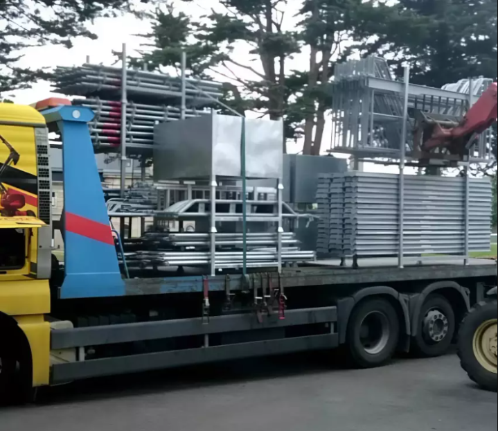 Transport de matériel de chantier, Brest