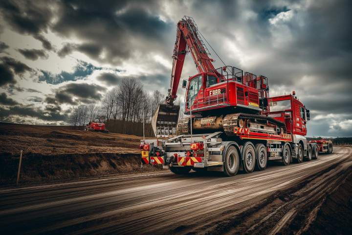 Transport de matériel de chantier Bretagne